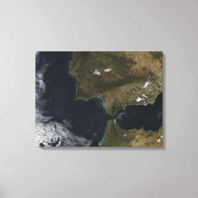 The Strait of Gibraltar Canvas Print (Front)