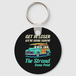 The Strand Beach Surf Dana Point Women Men Vintage Key Ring