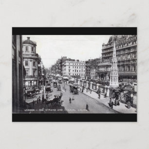 The Strand, London England Vintage Postcard
