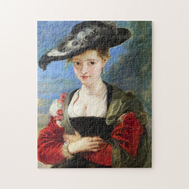 The Straw Hat Peter Paul Rubens masterpiece Jigsaw Puzzle (Vertical)