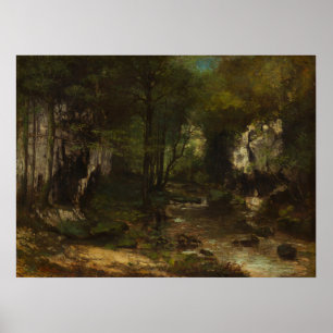 The Stream - Gustave Courbet Fine Art Poster