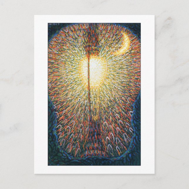 The Street Light – Study of Light by Balla Postcard (Front)