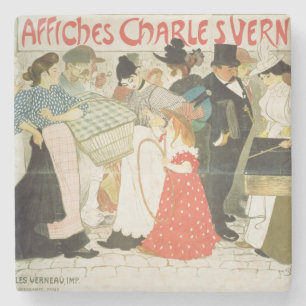 'The Street', poster for the printer Charles Verne Stone Coaster
