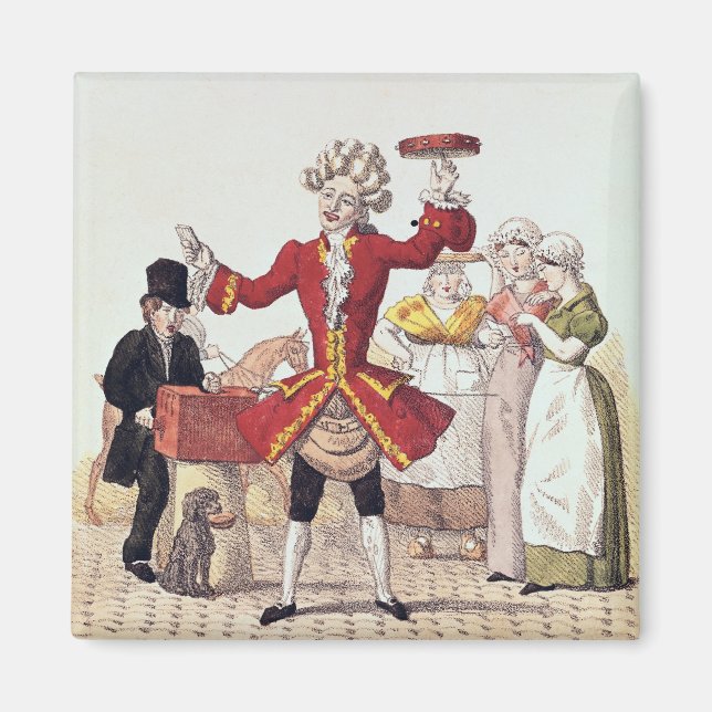 The Street Singer, engraved by Alois Senefelder Magnet (Front)