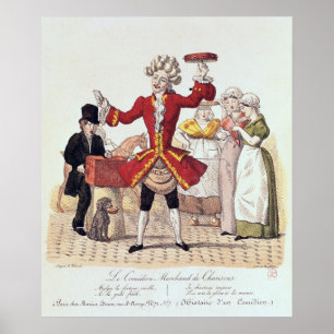 The Street Singer, engraved by Alois Senefelder Poster