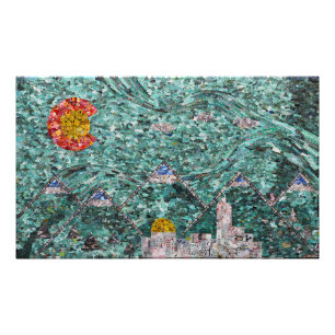 The Streets Of Denver 35x21 Photo Print 