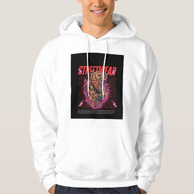 The streetwear  hoodie (Front)