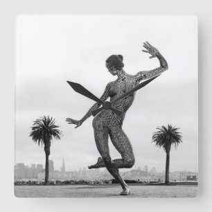 The Strength of a Women Square Wall Clock