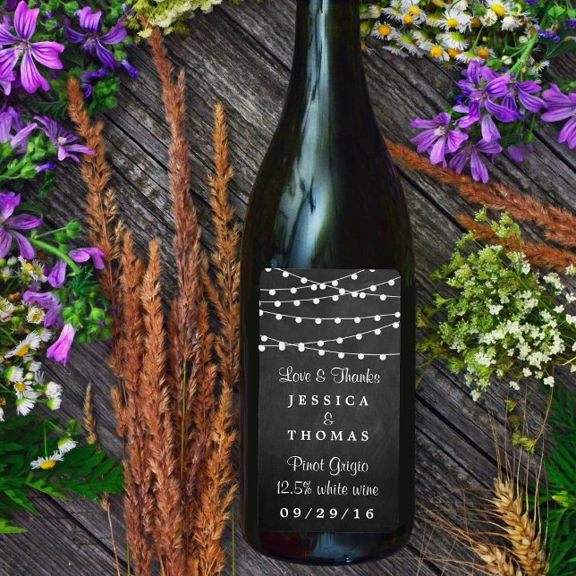 The String Lights On Chalkboard Wedding Collection (Creator Uploaded)