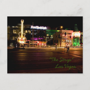 The Strip @ Night Las Vegas Postcard #3