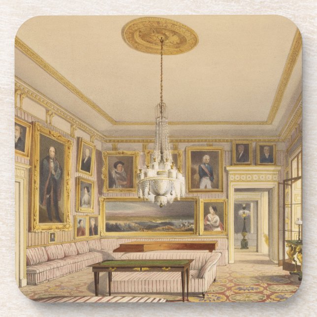The Striped Drawing Room, Apsley House, 1853 (prin Coaster (Front)