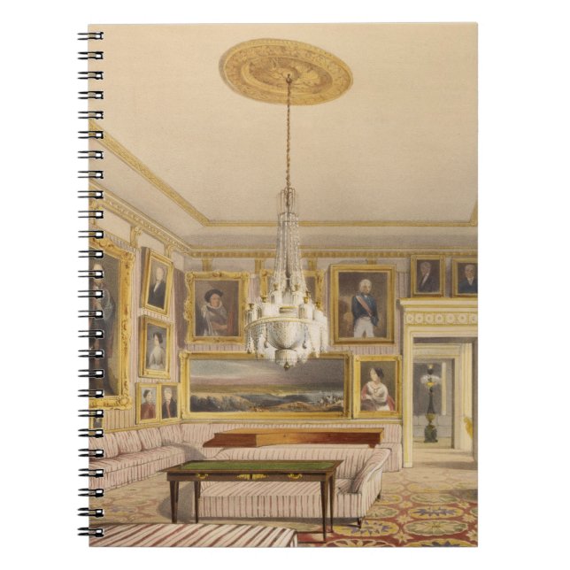 The Striped Drawing Room, Apsley House, 1853 (prin Spiral Notebook (Front)