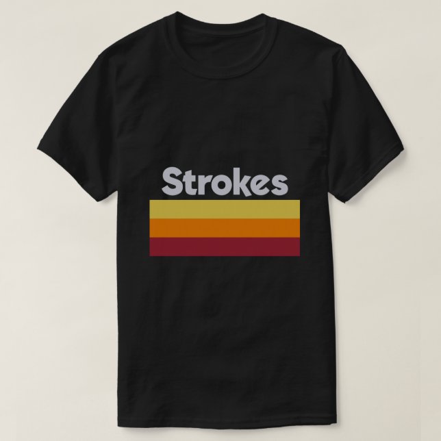 The Strokes Love Rock Band Art T-Shirt (Design Front)