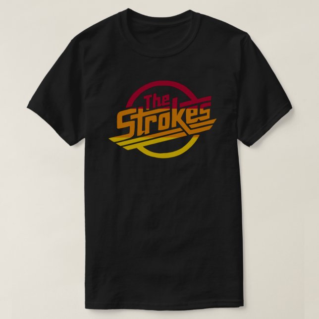 The Strokes tri-colour Classic T-Shirt (Design Front)