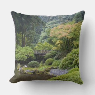 The Strolling Pond with Moon Bridge Cushion