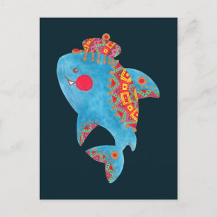 The Strong Shark Postcard