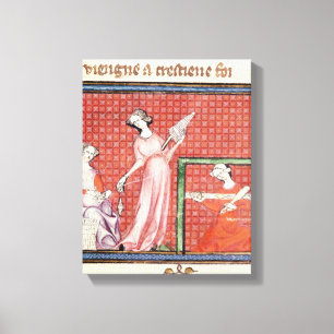 The Strong Woman of the Scriptures Spinning Canvas Print