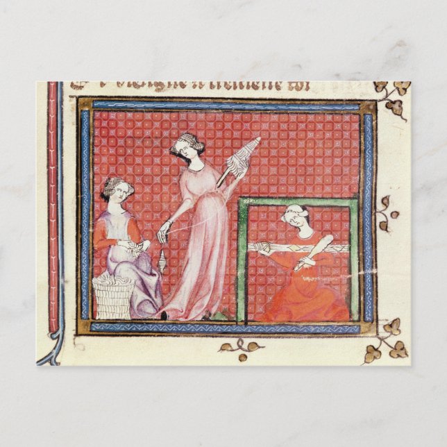 The Strong Woman of the Scriptures Spinning Postcard (Front)