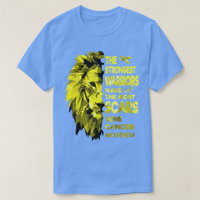 The Strongest Childhood Cancer Warriors Have The M T-Shirt (Design Front)