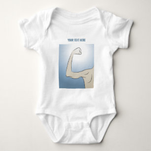 THE STRONGEST MAN BABY BODYSUIT