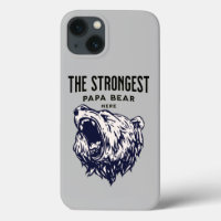 The Strongest Papa Bear, Fathers day Personalise