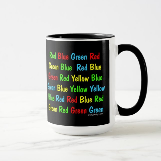 The Stroop Test Mug (Right)