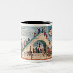 The Structure of Freemasonry Two-Tone Coffee Mug