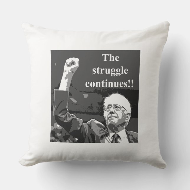 The struggle continues outdoor cushion (Front)