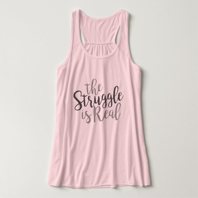 The Struggle is Real Singlet (Design Front)