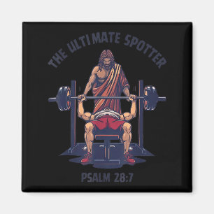 The Stter Christian Psalm 28 7 Gym Meme Magnet