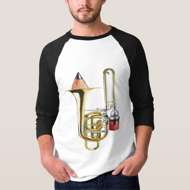 The Stubbie Bass Trombone T-Shirt (Front)