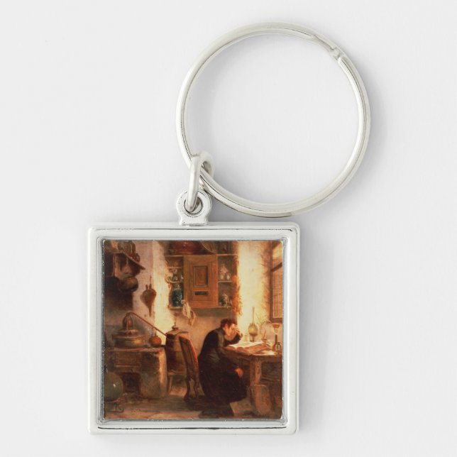 The student of chemistry and pharmacy key ring (Front)
