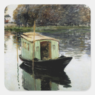 The Studio Boat Square Sticker