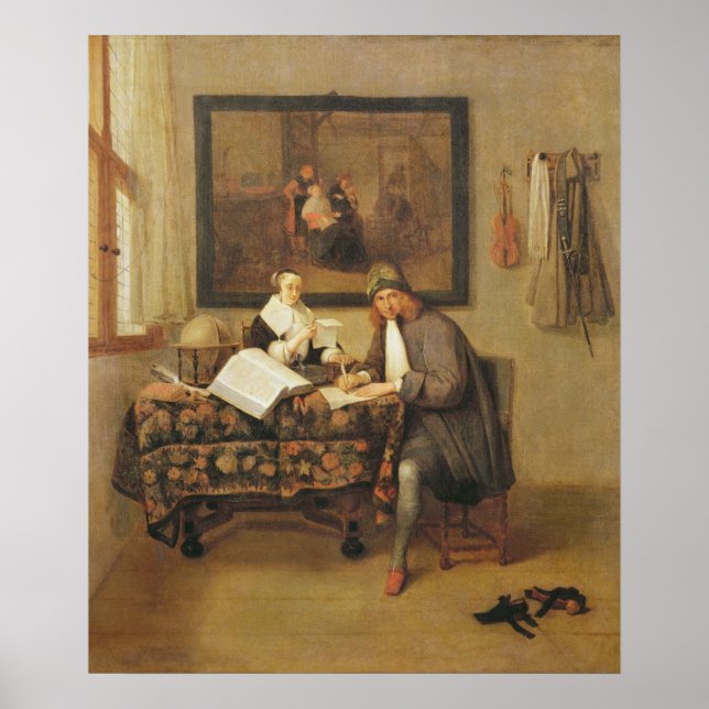 The Studious Life, 1662 Poster (Front)