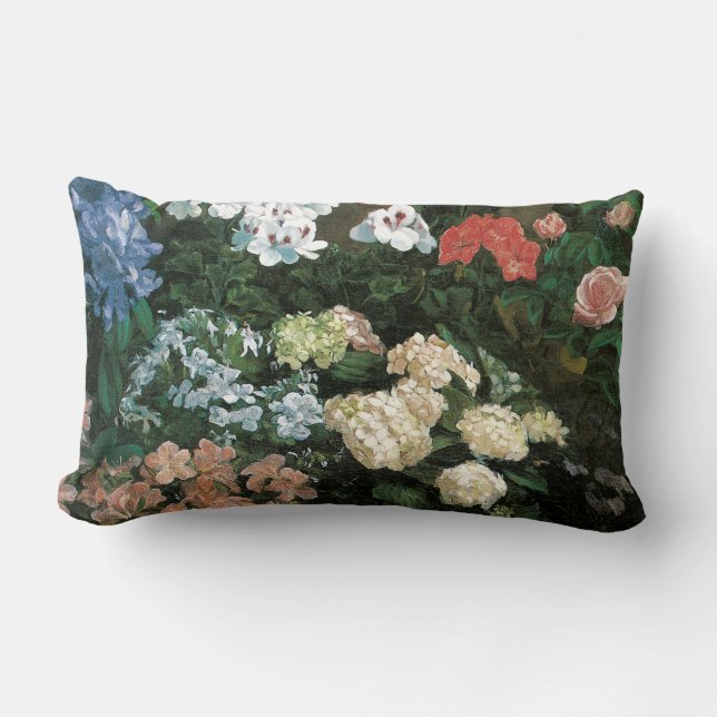 The Study of Flowers Lumbar Cushion (Front)