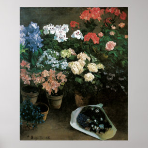 The Study of Flowers Poster