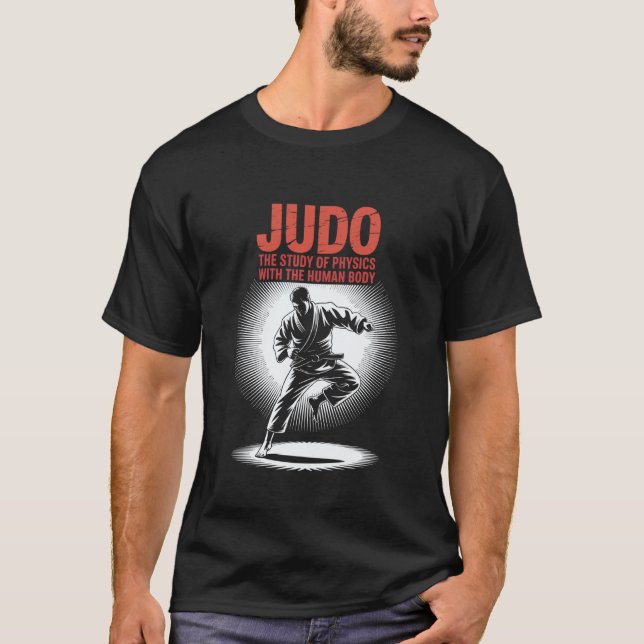 The Study of Physics with The Human Body, Karate A T-Shirt (Front)