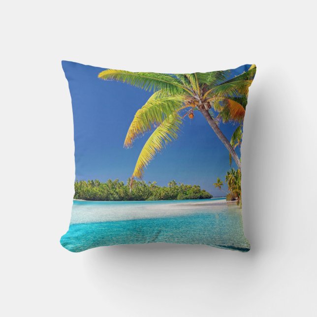 The Stunning Beauty of the Cook Islands Cushion (Front)