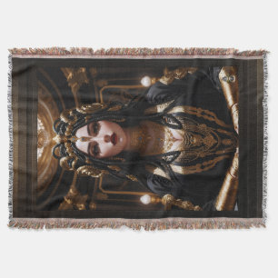 The Stunning Queen Agrathia Niasthus by Xzendor7 Throw Blanket