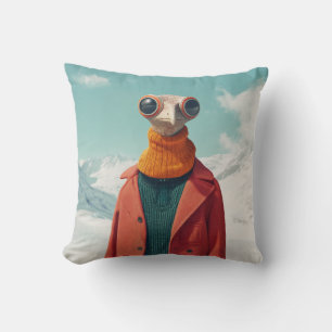 The Stylish Avian Adventurer Cushion