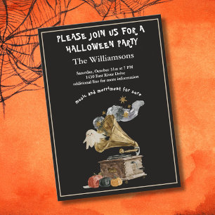 **The Stylish Custom (with humour) Halloween Party Invitation