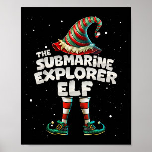 The Submarine Explorer Elf Family Matching Group C Poster