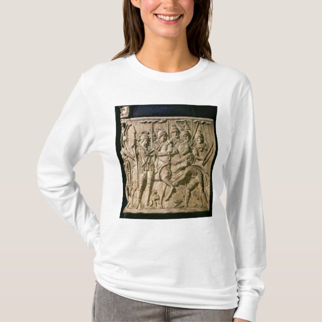 The submission of a barbarian to a Roman troop T-Shirt (Front)