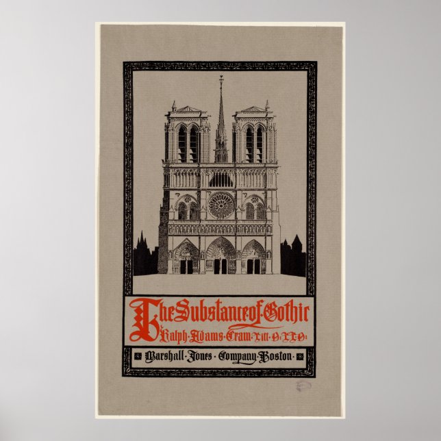 The Substance of Gothic Architectural Cathedral Poster (Front)