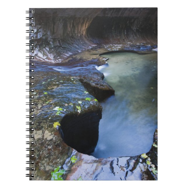 The Subway slot canyon Spiral Notebook (Front)