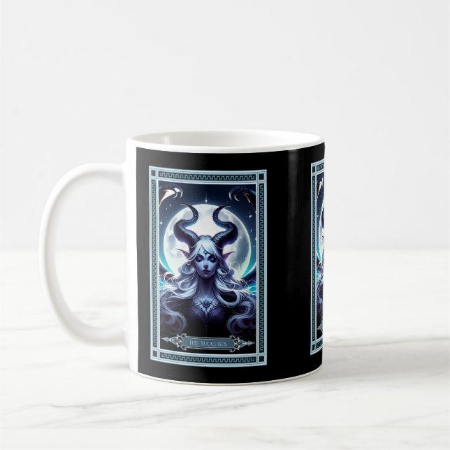 The Succubus Tarot Card Coffee Mug (Left)