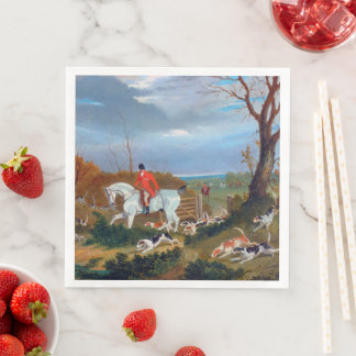 The Suffolk Hunt 1833 Fox Hunt Napkin