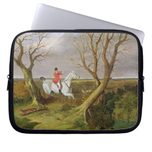 The Suffolk Hunt - Gone Away (oil on canvas) Laptop Sleeve