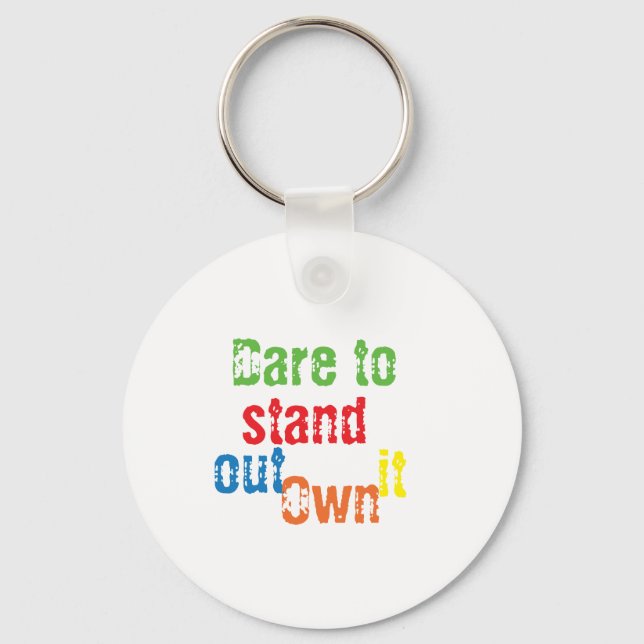 The Sugar Skull Keychain dares to stand out. (Back)