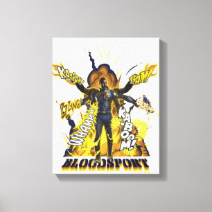 The Suicide Squad   Bloodsport Action Graphic Canvas Print